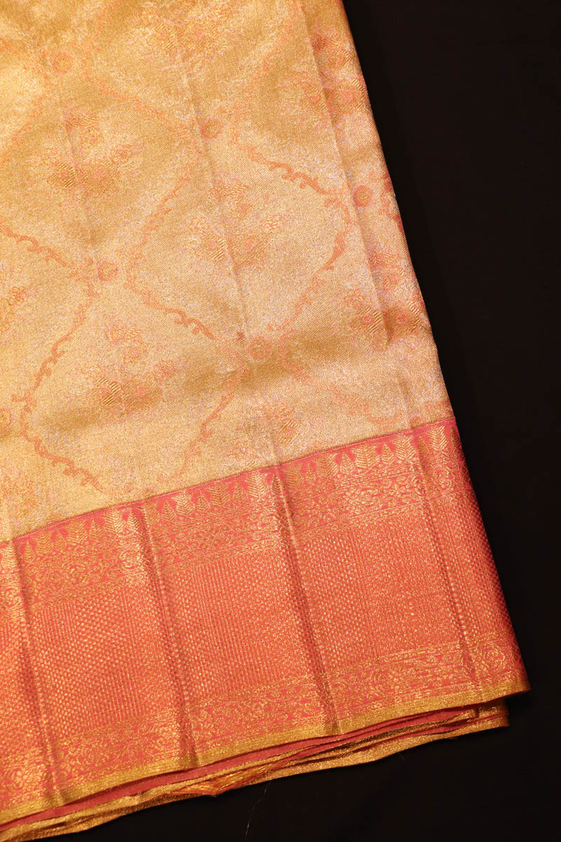 Contemporary Bridal Tissue Kanjeevaram Silk Saree AI209690